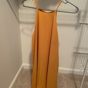 Yellow dress, size small.